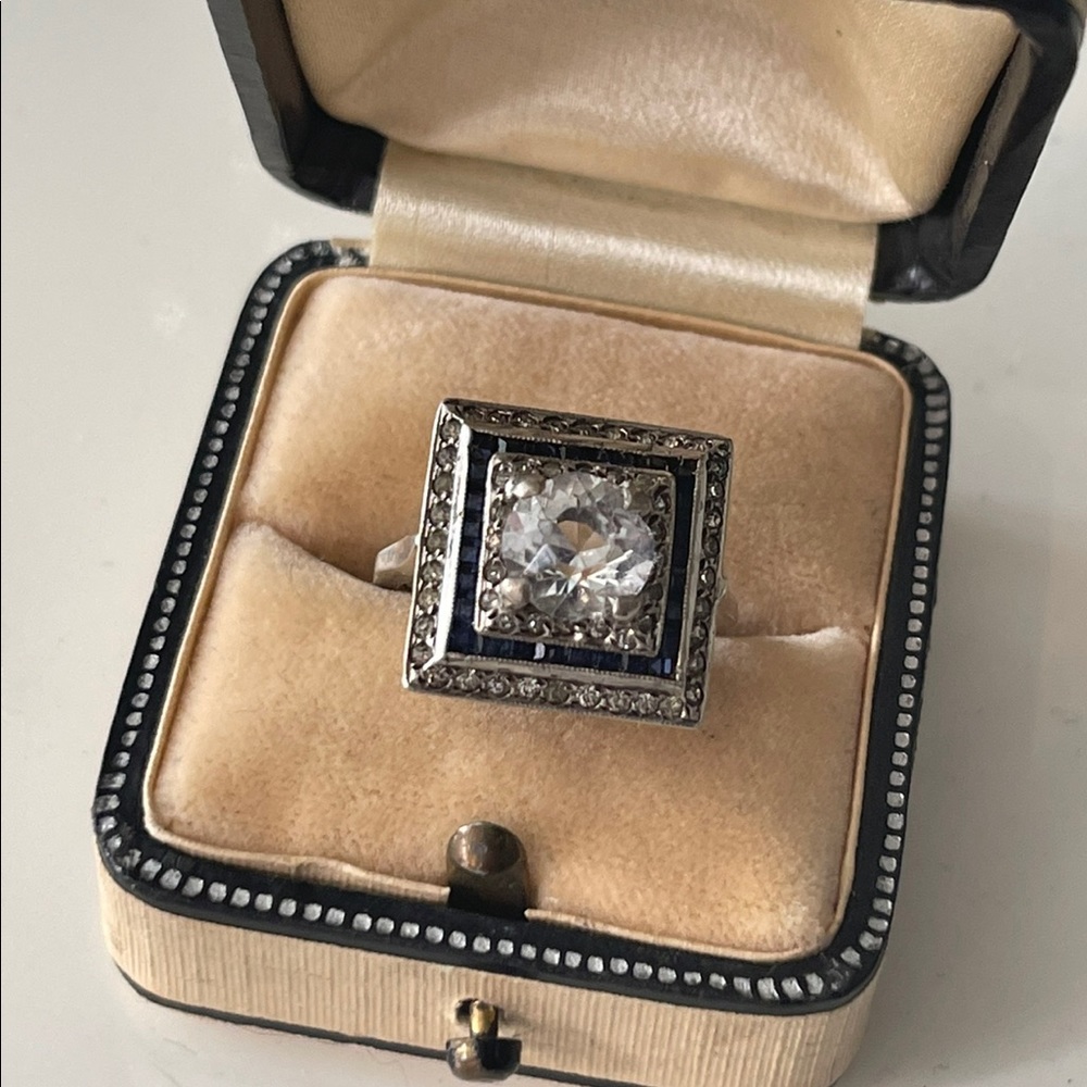 Antique 1910 era Sterling Silver ring